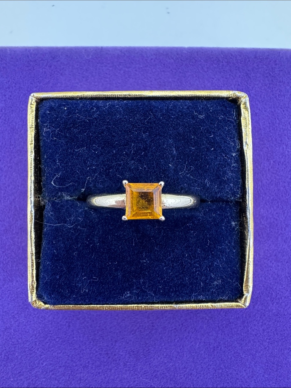 💛 Classic Mejuri 18k Vermeil Monochrome Citrine Gemstone Ring | Retired Designer